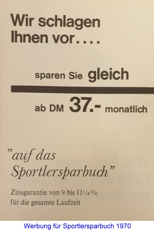 Sportlersparbuch